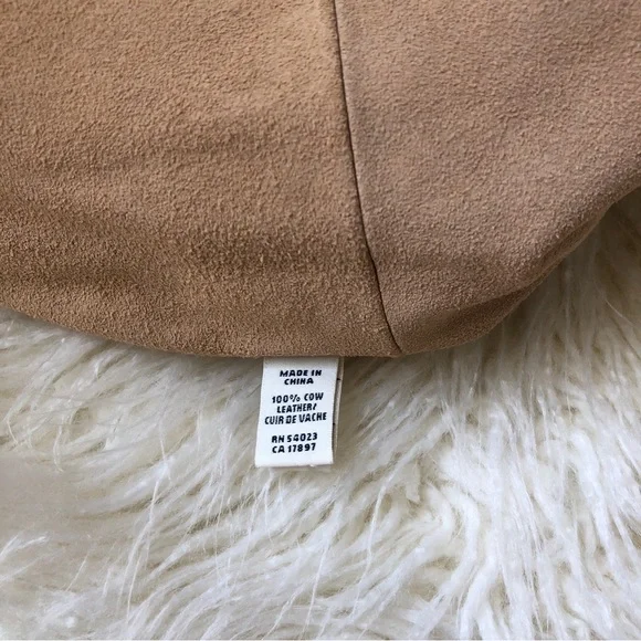 Banana Republic Snakeskin Embossed Leather Boho Crossbody Purse Handbag - Picture 12 of 16